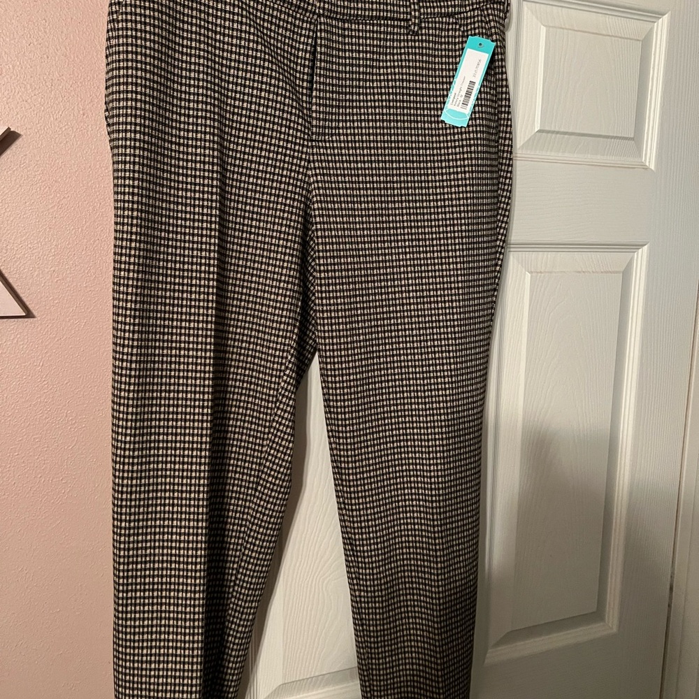 Liverpool Black and White Dress Pants Slim Fit